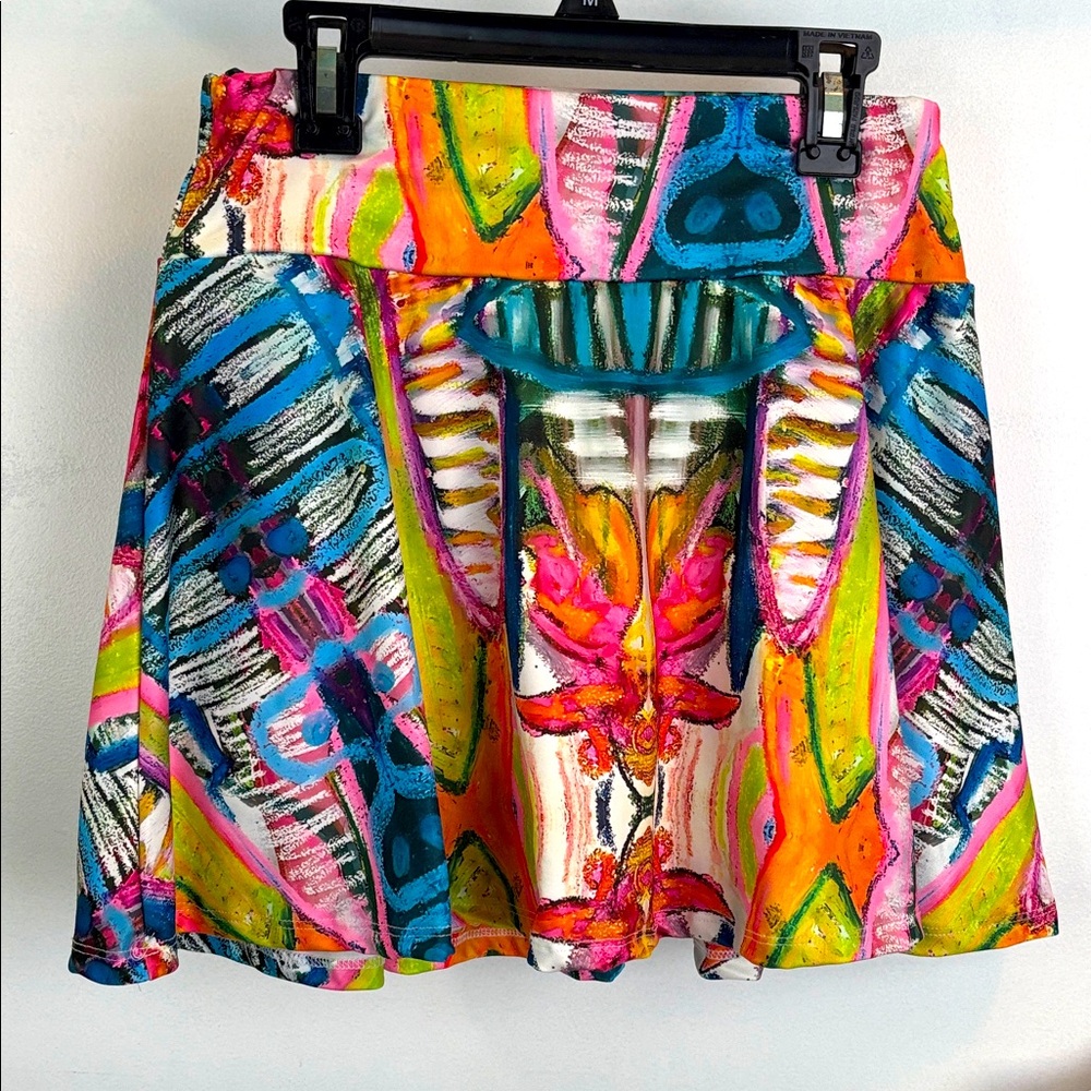 Colorful Abstract Skirt
